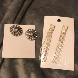 H&M earrings ( New ) never use